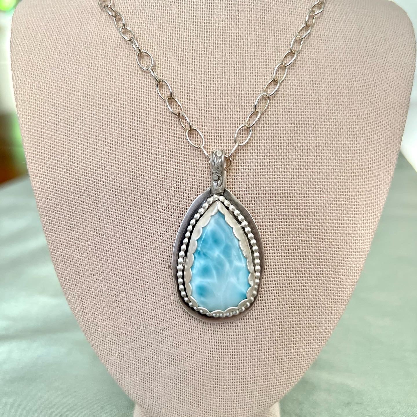 Larimar necklace