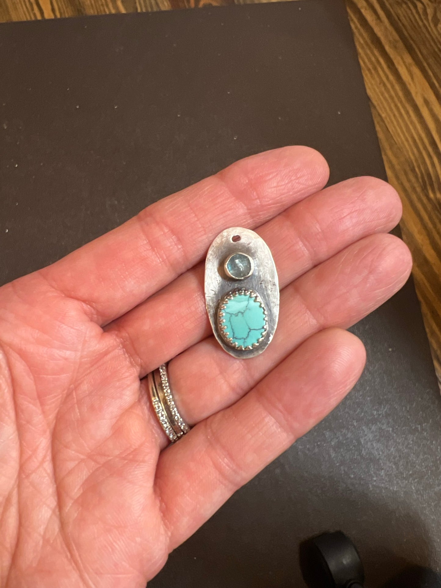 Sterling Chain Larimar